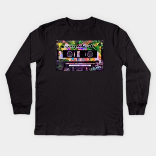 Mimideath Cassette Kids Long Sleeve T-Shirt